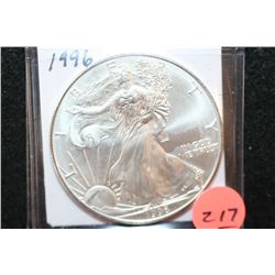 1996 Silver Eagle $1