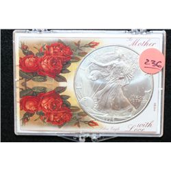 1996 Silver Eagle $1, "To Mother With Love"