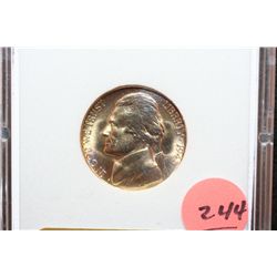 1945-S Jefferson Nickel, SGS Graded MS70, Silver