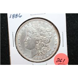 1886 Silver Morgan $1