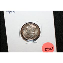 1944 Mercury Dime