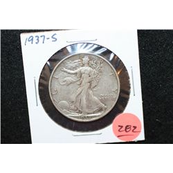 1937-S Walking Liberty Half Dollar
