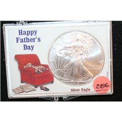 2010 Silver Eagle $1, "Happy Father's Day"