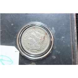 1871 Three Cent Nickel