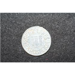 1936 Great Lakes Exposition Cleveland Centennial Medallion