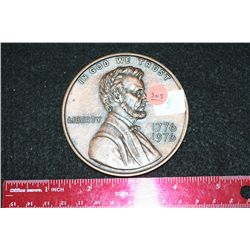 1776-1976 Large Lincoln Penny-COPY