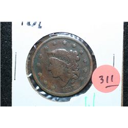 1837 Large One Cent