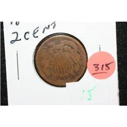 1865 Two Cent Piece