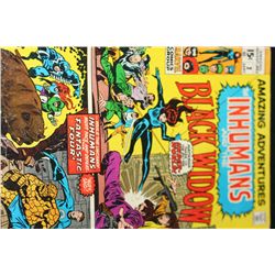 1970 Marvel Comics; The Inhumans and the Black Widow Edition-3rd Series