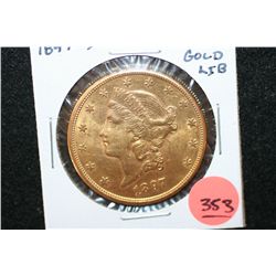 1897-S Liberty $20 Gold Coin