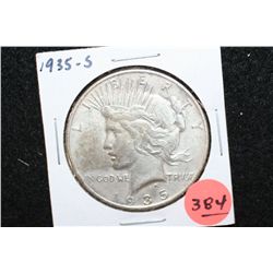 1935-S Peace $1