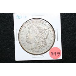 1921-D Silver Morgan $1