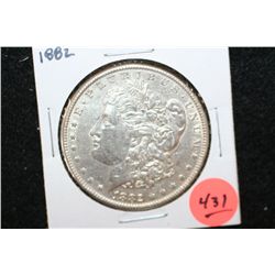 1882 Silver Morgan $1