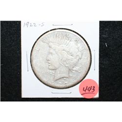 1922-S Peace $1