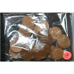 Wheat Back Penny, Various Dates & Conditions, Lot of 50
