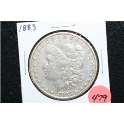 1883 Silver Morgan $1