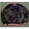 Image 3 : Chicago Bulls Starter Jacket Black Throwback Style XL