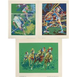 3 Ted Tenabe Sports Art Prints Ali Tennis Horse Racing