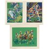 Image 1 : 3 Ted Tenabe Sports Art Prints Ali Tennis Horse Racing
