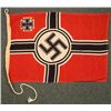 Image 1 : WWII Nazi Naval Flag w/ Iron Cross & Swastika