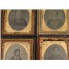 Image 2 : 4 Antique Tintype Photos Women in Cases 2 1/2" x 3"