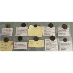 10 Roman Ancient Coins Theodosius I Trajan Arcadius