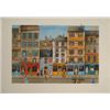 Image 1 : E Delcroy Signed Art Print Paris Street Scene