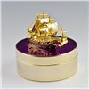 Image 1 : Golden Ship Faberge Style Jewelry Box