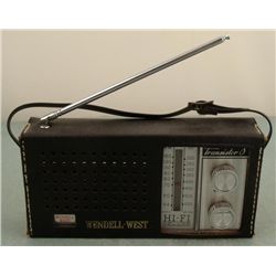 Wendell-West CR-7A Hi-Fi 8 Transistor Vintage Radio '68