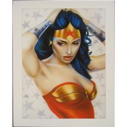 Wonder Woman Signed Shen Lithograph Sex Appeal Print