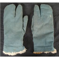 Pair of Luftwaffe German Airforce Fur-Lined Gloves