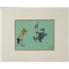 Image 1 : George Jetson Golfing Ltd Ed Animation Cel Sericel