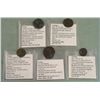 Image 1 : 5 Ancient Roman Coins Constans, Crispus, Helena, Probus