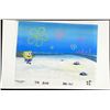 Image 1 : Orig SpongeBob Animation Cel & Background Walking