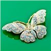Faberge Butterfly Brooch