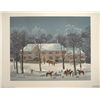 Michel Delacroix Art Print Chasse d'Hiver -Out of Print