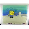 Image 1 : Orig SpongeBob Animation Cel 2x Background Beach Boogie