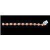 Image 2 : 1.58 CT 12.60g 925 Silver Sapphire Bracelet Gold-Toned