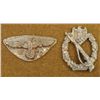 Image 1 : 2 Nazi Repro Badges Eagle and Swastika, Rifle