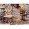 Image 2 : Vadik Suljakov Paris Cafe Art Print Poster