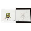 Image 1 : SpongeBob Original 2 Layer Production Cel w/ Drawing