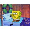 Image 2 : Orig SpongeBob Production Cel & Background -Shoes On