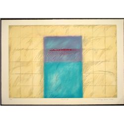 Don Kellogg Cowan Signed Abstract Art Print Terrain V