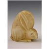 Image 1 : Remarkable Carved Ivory Netsuke early 20th c of a rab