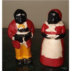 MWF1464 Black Americana VintageCast Iron Black Aunt &