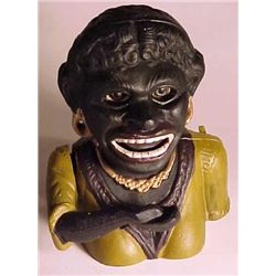 Black Americana Cast Iron Dinah Mechanical Bank