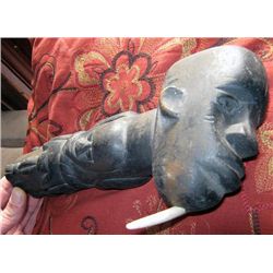 ANTIQUE Handcarved Wooden Slave Pipe