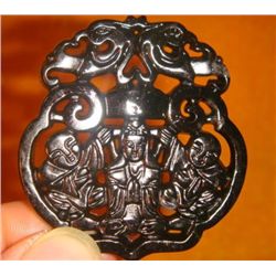 Beautiful Handcarved Jade Goddess of Mercy