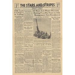 STARS AND STRIPES Newspaper Dated April 21 1943