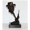 Image 2 : Stately Bronze Bust Sculpture Wyatt Earp